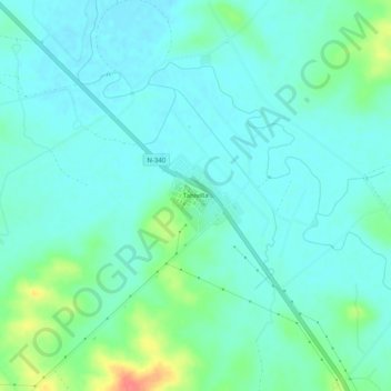 Tahivilla topographic map, elevation, terrain