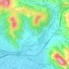 Vergaiolo topographic map, elevation, terrain