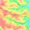 Threemilestone topographic map, elevation, terrain