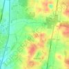 Hadassim topographic map, elevation, terrain