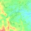 La Bauftière topographic map, elevation, terrain