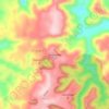 中排村榨哨组 topographic map, elevation, terrain