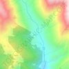 Gona topographic map, elevation, terrain