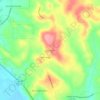 Jasmine Hill topographic map, elevation, terrain