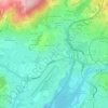 La Villa Trévi topographic map, elevation, terrain