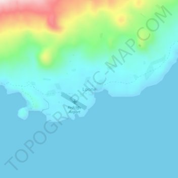 Loone topographic map, elevation, terrain