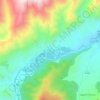 Tinmel topographic map, elevation, terrain