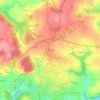 Kermestre topographic map, elevation, terrain