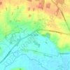 Kirby Row topographic map, elevation, terrain