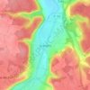 Gravigny topographic map, elevation, terrain
