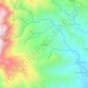 Dalije topographic map, elevation, terrain
