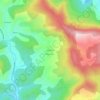 Montlahuc topographic map, elevation, terrain