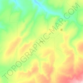 Turner topographic map, elevation, terrain