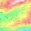 Ferhet topographic map, elevation, terrain