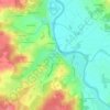 Les Ecoles topographic map, elevation, terrain