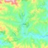 Sandhikharka topographic map, elevation, terrain