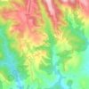 Pereta topographic map, elevation, terrain