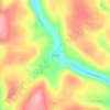 Risingville topographic map, elevation, terrain