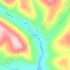Preston Hollow topographic map, elevation, terrain
