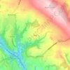 Foxt topographic map, elevation, terrain