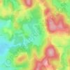 Argoulais topographic map, elevation, terrain