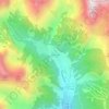 Brunissard topographic map, elevation, terrain