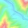 雪瓦卡村 topographic map, elevation, terrain