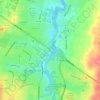 Dranesville topographic map, elevation, terrain