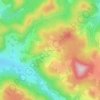 Hérigoutte topographic map, elevation, terrain