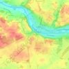 Ville-Haute topographic map, elevation, terrain