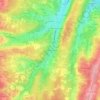 Le Grand Passeloup topographic map, elevation, terrain