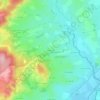 Le Buisson topographic map, elevation, terrain