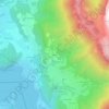 Ponnay topographic map, elevation, terrain