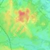 Long Down topographic map, elevation, terrain
