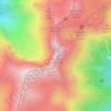 Όλυμπος topographic map, elevation, terrain