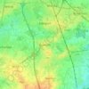 Kontich topographic map, elevation, terrain