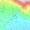 Moshi topographic map, elevation, terrain