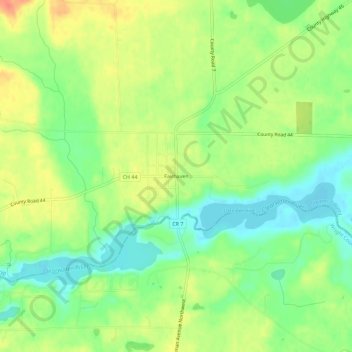 Fairhaven topographic map, elevation, terrain