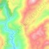 Tierradentro topographic map, elevation, terrain