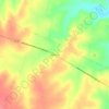 Whiteway topographic map, elevation, terrain