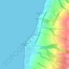 Honokowai topographic map, elevation, terrain