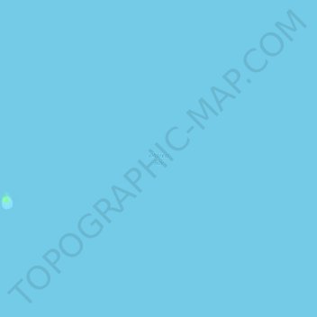 Villareal Bay topographic map, elevation, terrain