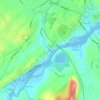 Wilbur topographic map, elevation, terrain