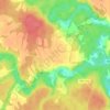 Щелыково topographic map, elevation, terrain