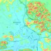 桃城镇 topographic map, elevation, terrain