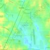 Traceland North topographic map, elevation, terrain