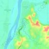 Baligatan topographic map, elevation, terrain