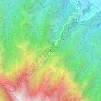 Sedudo Waterfall topographic map, elevation, terrain