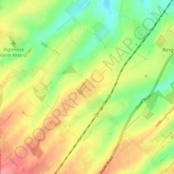 Martin topographic map, elevation, terrain
