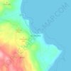 Drummore topographic map, elevation, terrain